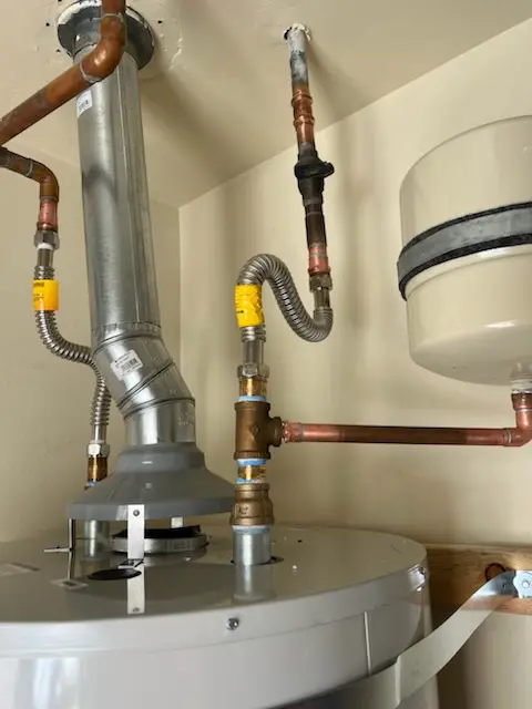 Water heater installation and plumbing repair in Downey Road